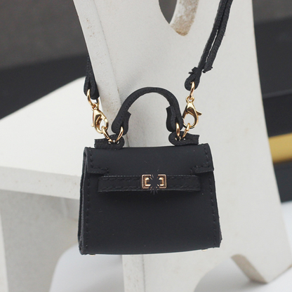 4inch bag charm cute custom bags - black/pink/orange kelly bag - 0623B59/0623B60/0623B61