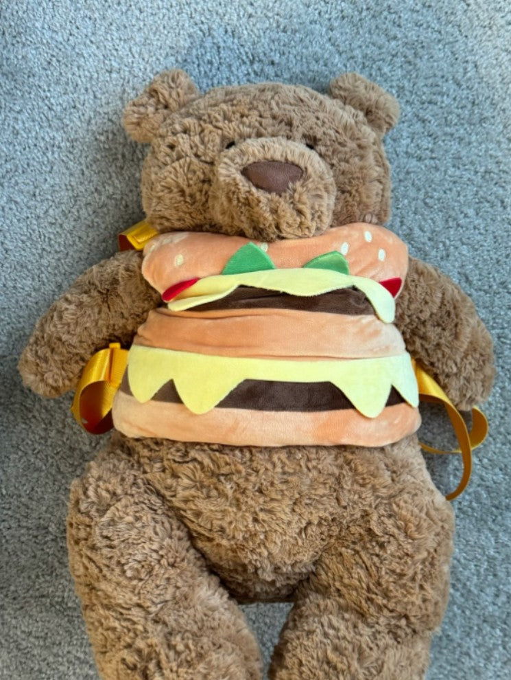 26inch plush cute custom clothes outfits - hamburger