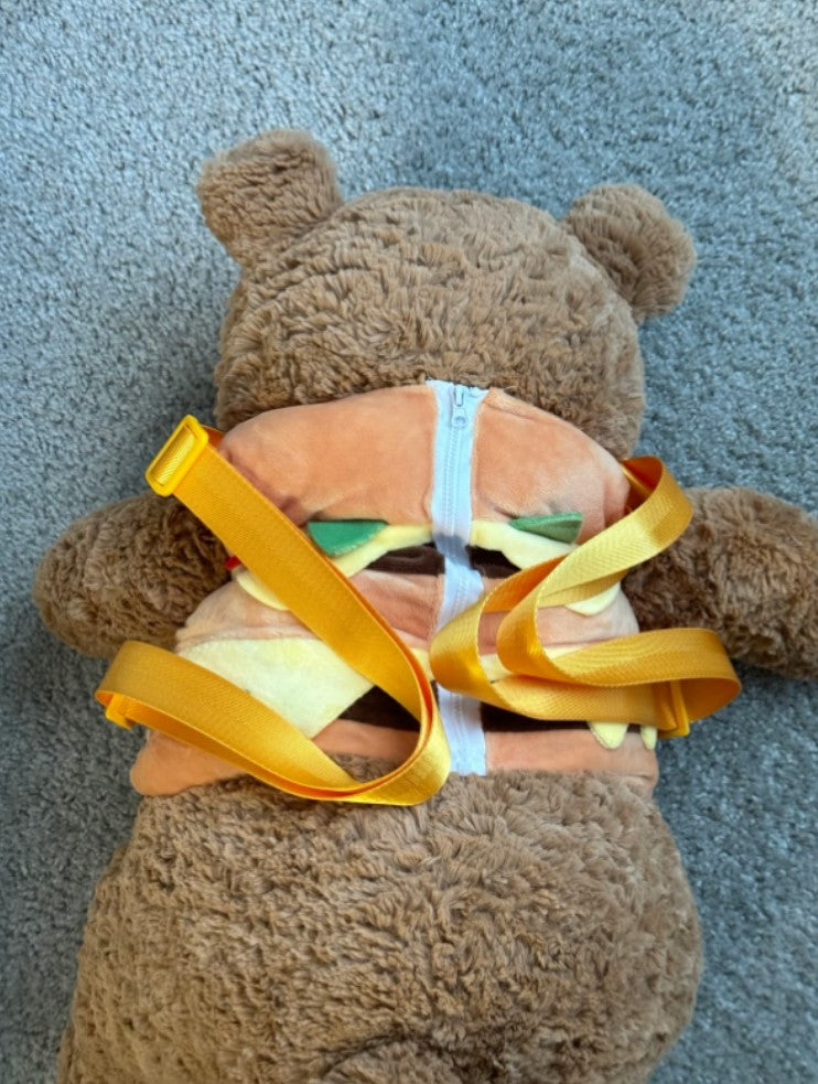 26inch plush cute custom clothes outfits - hamburger