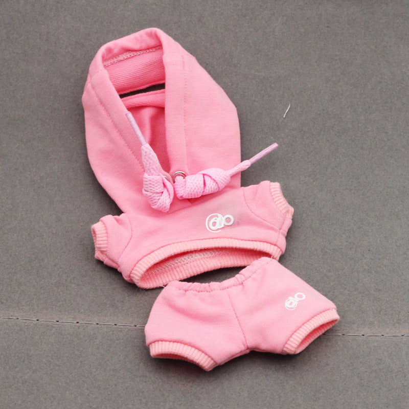 Labubu 4inch bag charm clothes outfits - alo logo - 062377