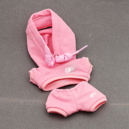 Labubu 4inch bag charm clothes outfits - alo logo - 062377