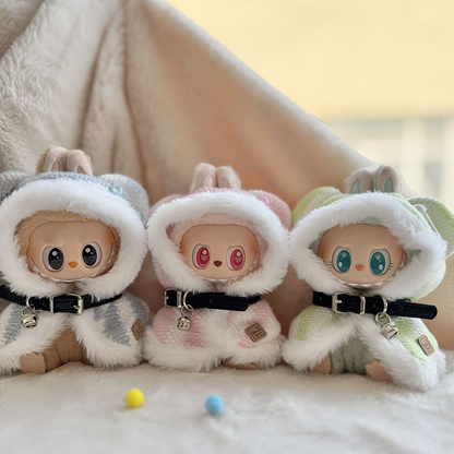 4inch bag charm cute custom clothes outfits - winter cloak - 021829/021830/021831
