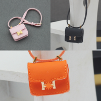 4inch bag charm cute custom bags - black/pink/orange bag - 0623B62/0623B63/0623B64