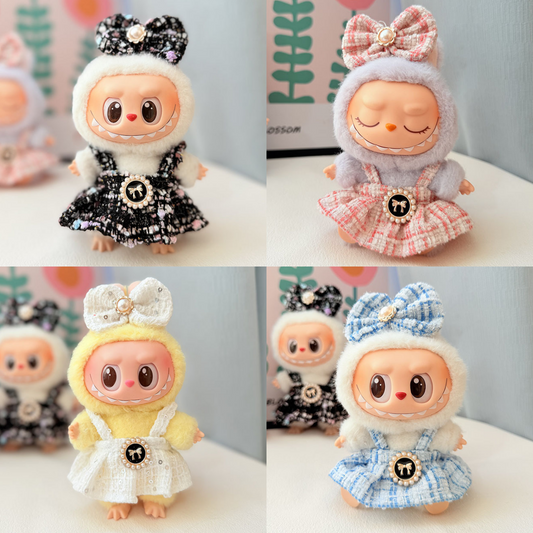 4inch bag charm cute custom clothes outfits - Chanel's style dress - 0507
