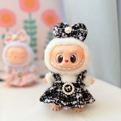 4inch bag charm cute custom clothes outfits - Chanel's style dress - 0507