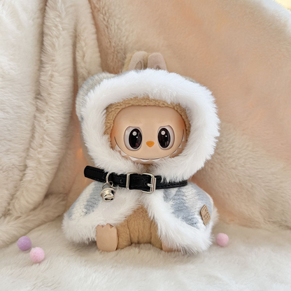 4inch bag charm cute custom clothes outfits - winter cloak - 021829/021830/021831