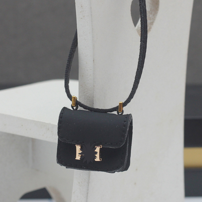 4inch bag charm cute custom bags - black/pink/orange bag - 0623B62/0623B63/0623B64