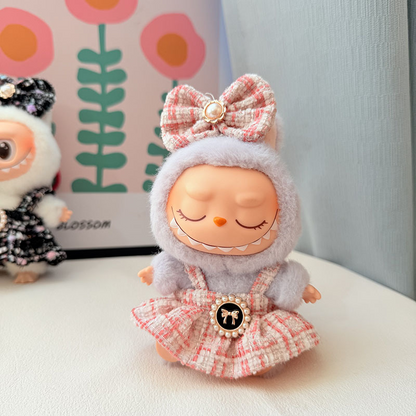 4inch bag charm cute custom clothes outfits - Chanel's style dress - 0507