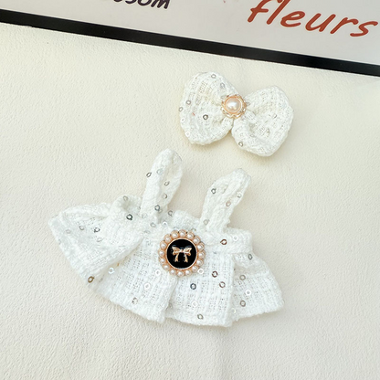 4inch bag charm cute custom clothes outfits - Chanel's style dress - 0507