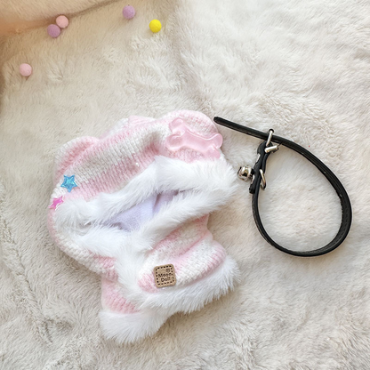 4inch bag charm cute custom clothes outfits - winter cloak - 021829/021830/021831