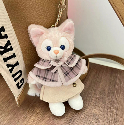 4inch bag charm cute custom clothes outfits - brown suit -031112