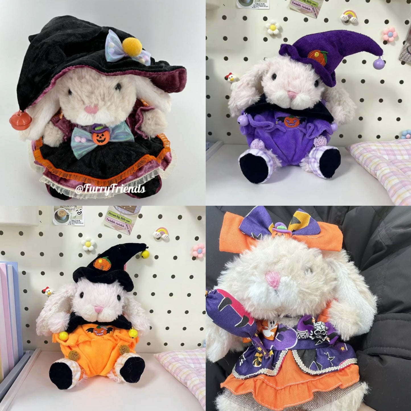 Halloween - 8inch jellycat plush cute custom clothes outfits