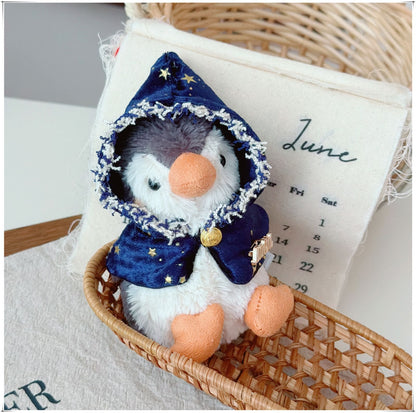 Bartholomew Bear Bag Charm clothes outfits - White / Blue Dream Star Shawl