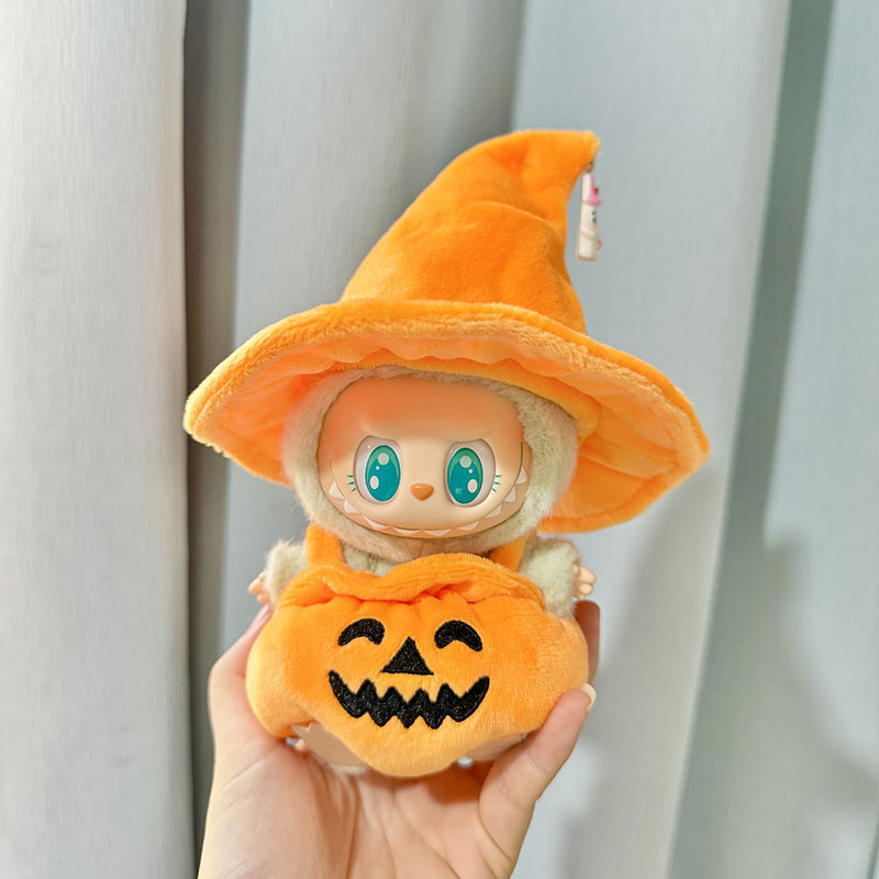 4inch bag charm cute custom clothes outfits - pumpkin