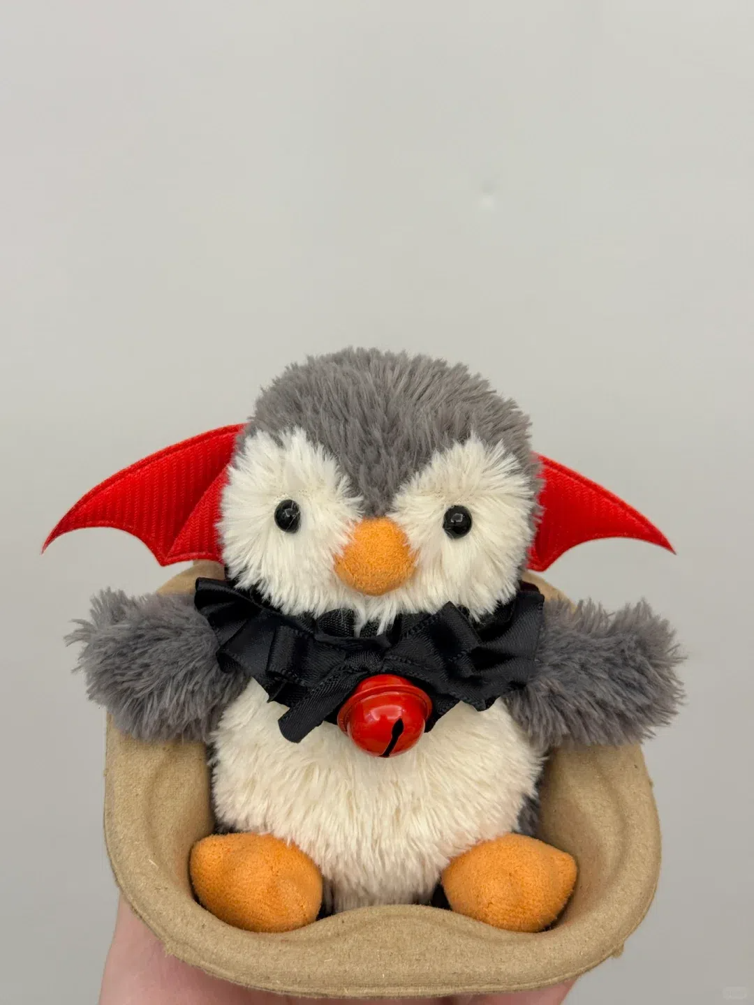 3inch jellycat amusable peanut/small peanut penguin cute outfit - angel & devil