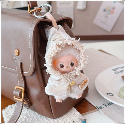 Bartholomew Bear Bag Charm clothes outfits - White / Blue Dream Star Shawl