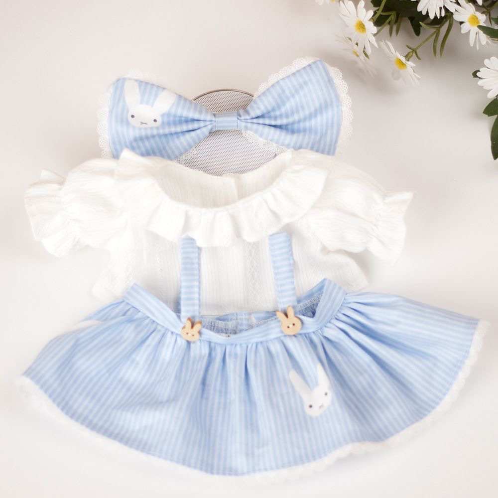 Medium bartholomew bear cute custom clothes outfits - Colorful flower dress