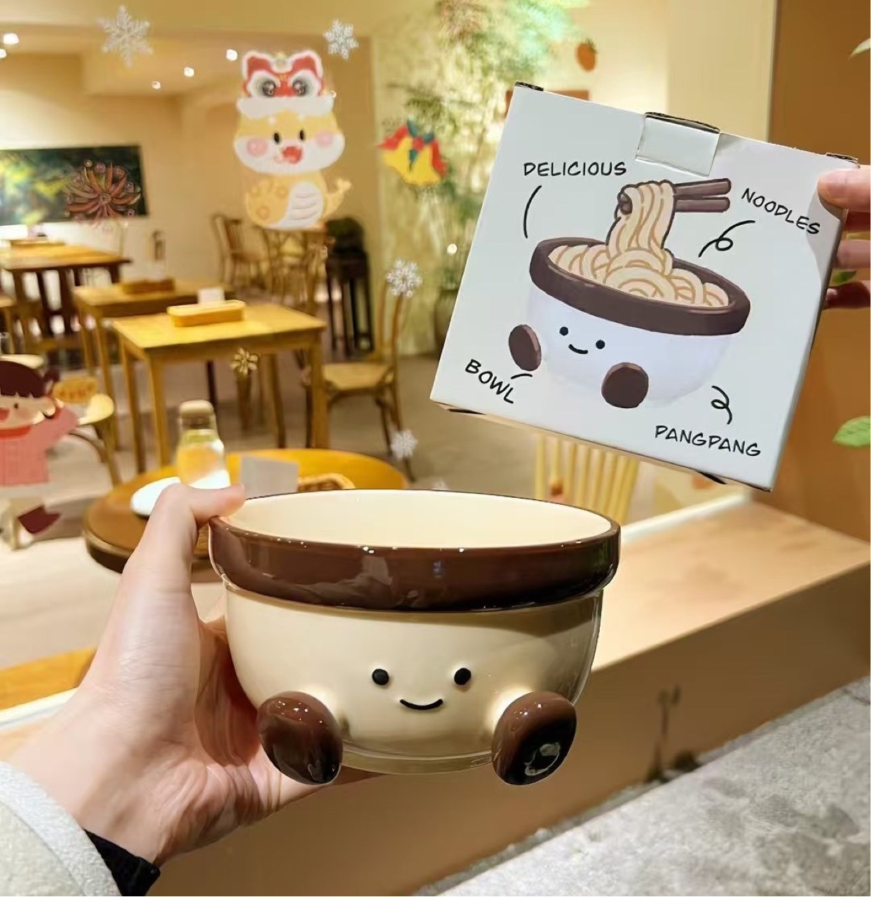 Adorable short leg bowl 1000ml- Functional Design - brown