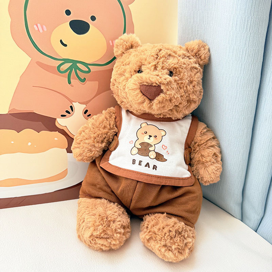 Medium Bartholomew bear cute custom clothes outfits - brown baby set