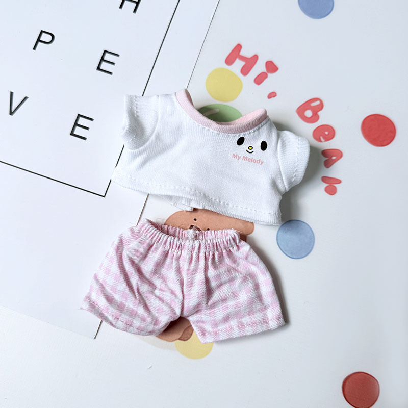 4inch bag charm cute custom clothes outfits - melody T-shirt & pants - 0523