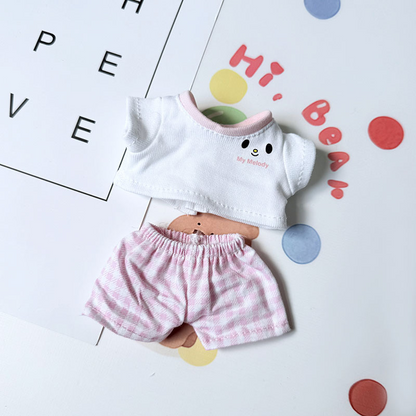 4inch bag charm cute custom clothes outfits - melody T-shirt & pants - 0523