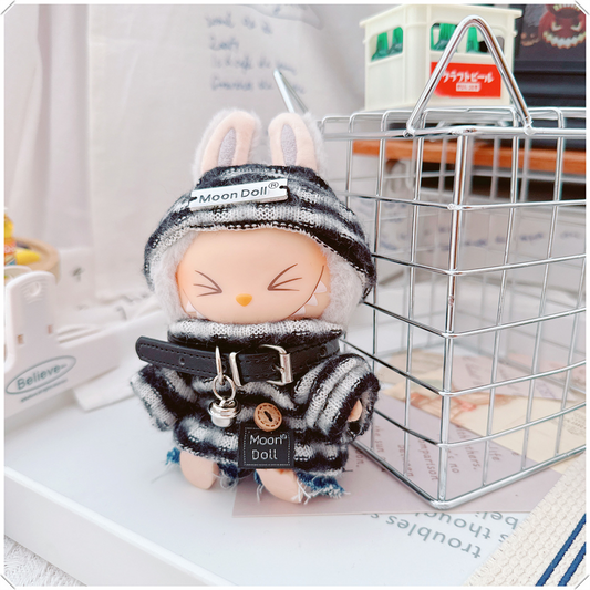 4inch bag charm cute custom clothes outfits - striped sweater - 0507