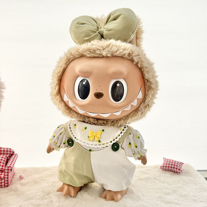 15inch plush cute custom clothes outfits - pink/green baby