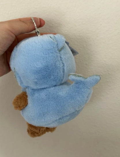 4inch bag charm cute custom clothes outfits - blue shark - LBB002