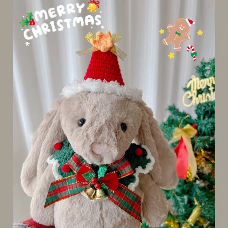 Christmas - medium/large plush cute crochet clothes outfits