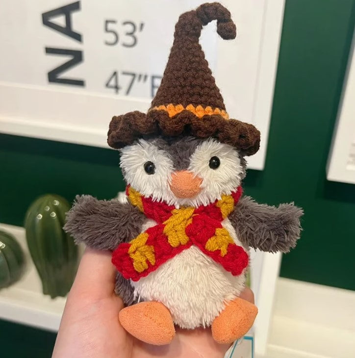 3inch jellycat amusable peanut/small peanut penguin cute hat outfit - harry potter