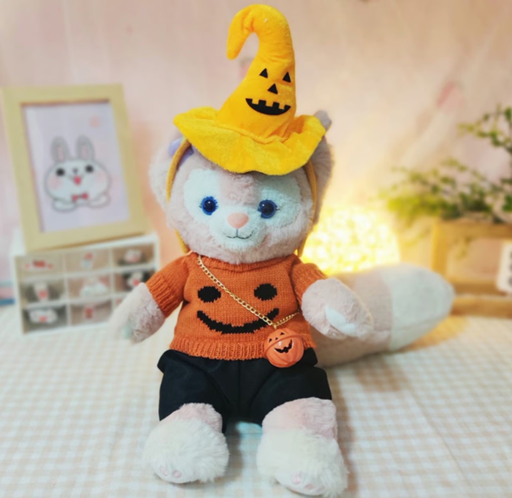 15inch plush cute custom clothes outfits - Halloween pumpkin