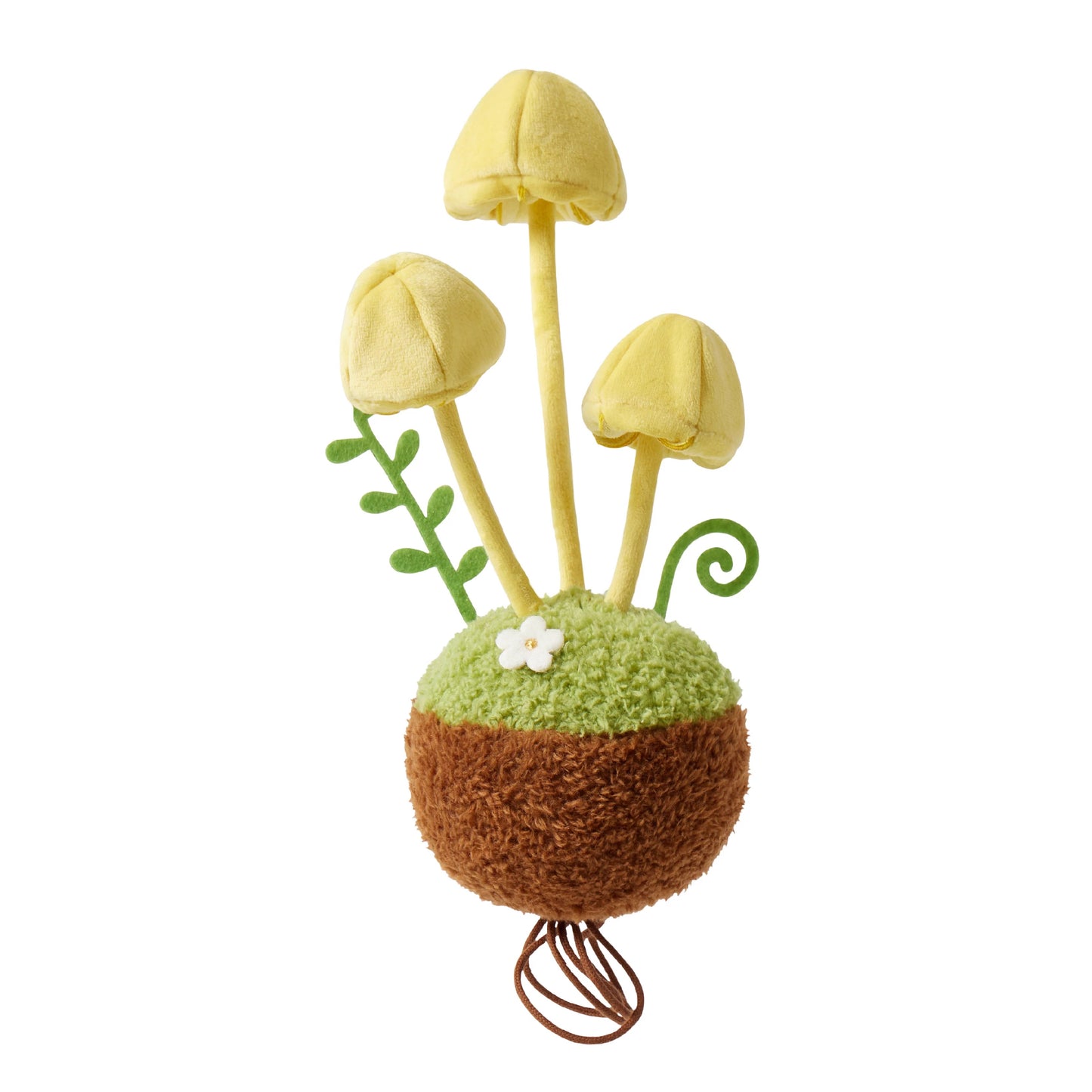 PlushWoods - Little Yellow Toadstool Mushroom Plant Plush (Marasmiellus luteus)