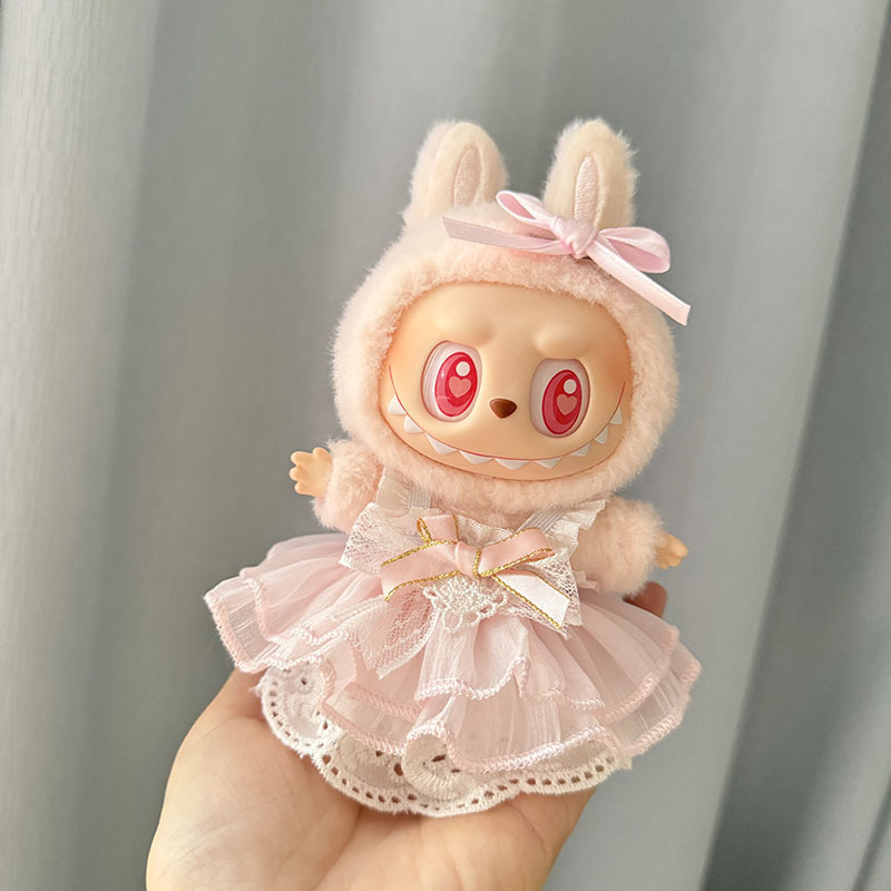 4inch bag charm cute custom clothes outfits - pink dress