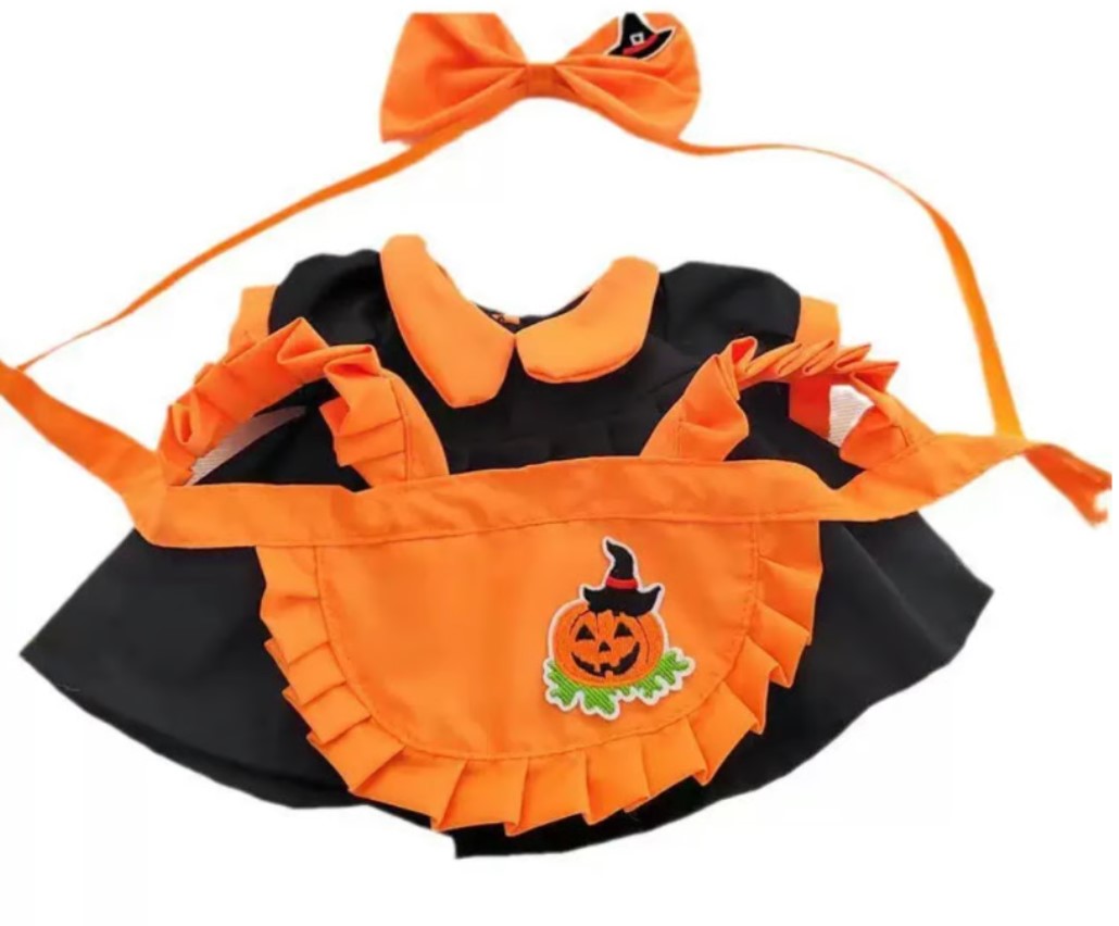 15inch plush cute custom clothes outfits - Halloween pumpkin