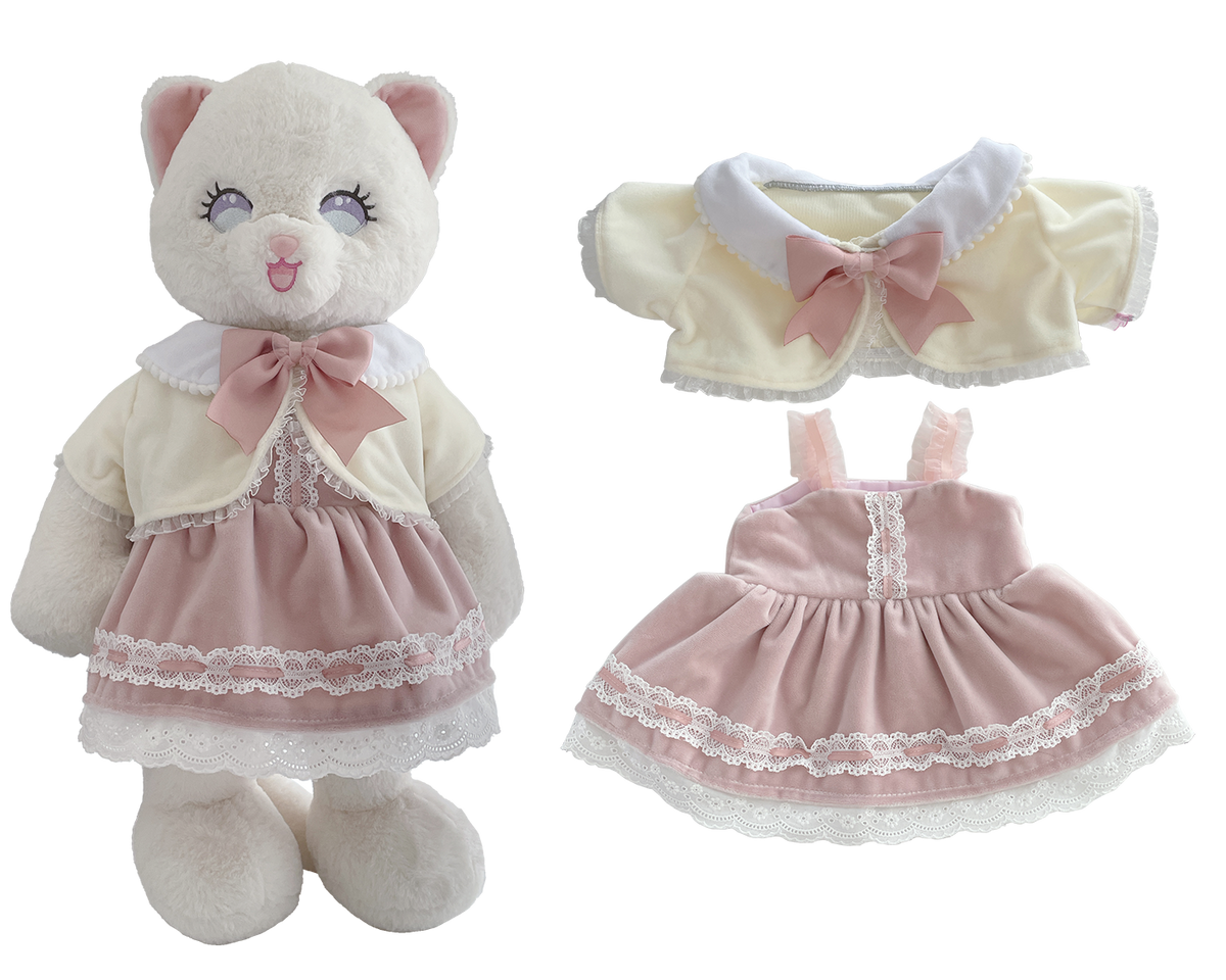 Pink Princess Dress Outfit Set for Bartholomew Bear Plush – 14-Inch Outfit