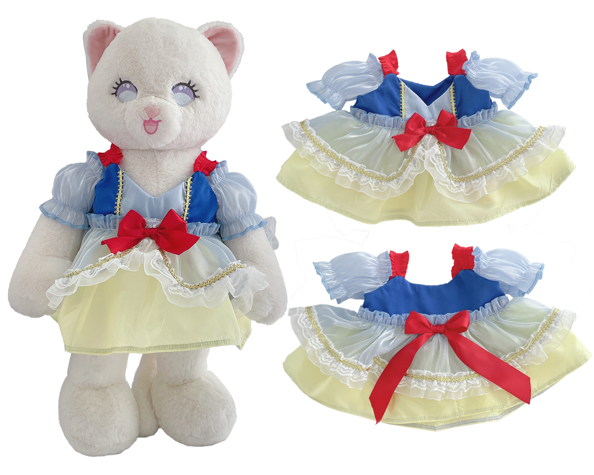 Classic Fairytale Princess Dress for Bartholomew Bear Plush – 14-Inch Outfit