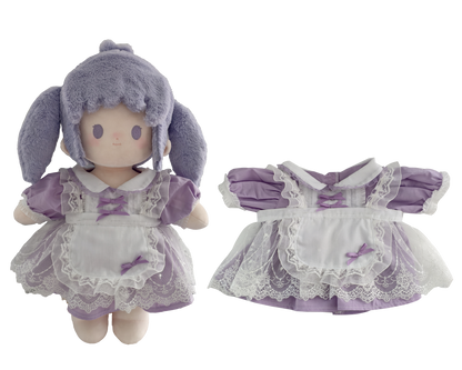 Purple Bow Puffy Tulle Dress for Bartholomew Bear Plush – 14-Inch Outfit