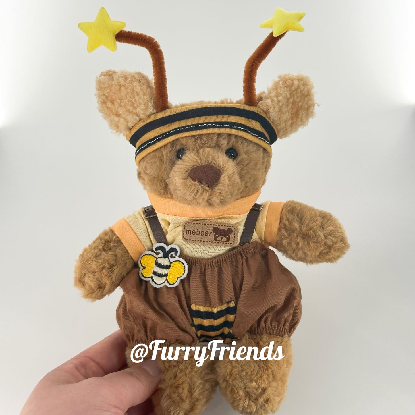 8inch plush cute custom clothes outfits - bee