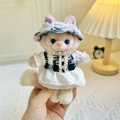 4inch bag charm cute custom clothes outfits - brown dress - 050730/050731