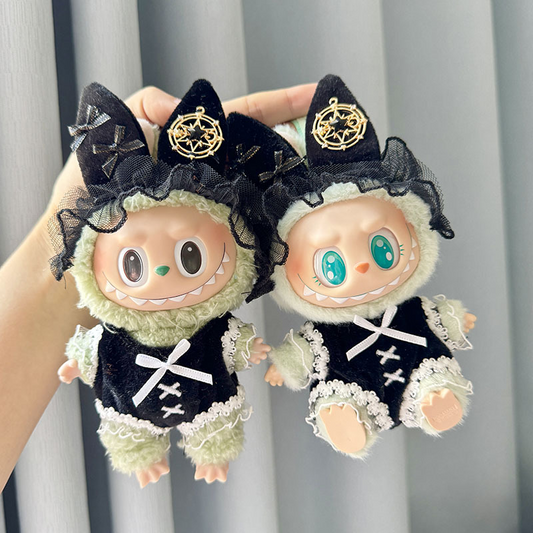 4inch bag charm cute custom clothes outfits - black sexy