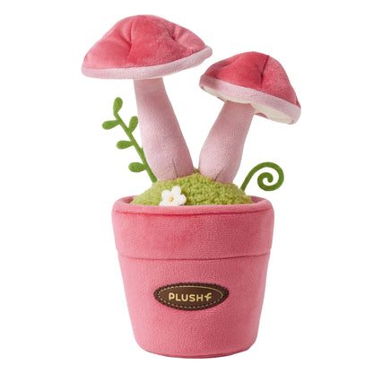 PlushWoods - Pink Mushroom Plant Plush