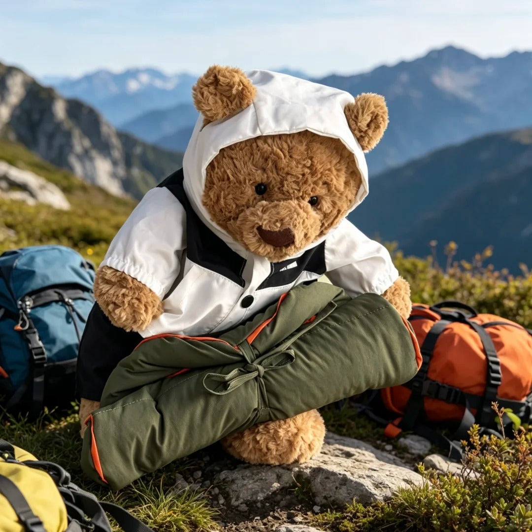 COMING SOON*Bartholomew bear cute clothes outfits - Hiking Sleeping bag