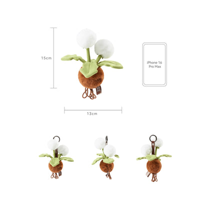 PlushWoods - Mini Plant Charm Keychain - multiple color/style