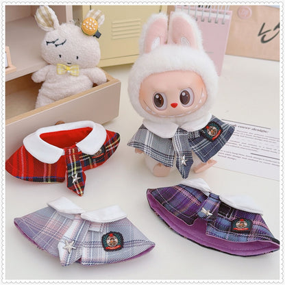 Bartholomew Bear Bag Charm clothes outfits - Plaid Shawl Cape Uniform