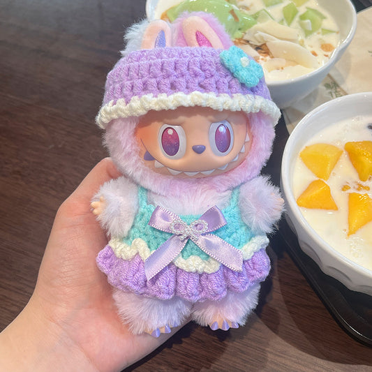 Labubu 4inch bag charm clothes outfits - MXM-H28