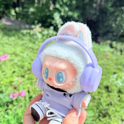 4inch bag charm cute custom fashion accessories - colorful headphone