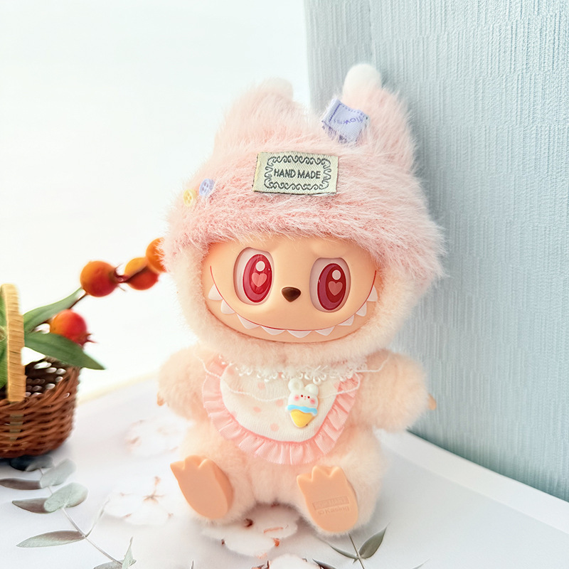 4inch bag charm cute custom clothes outfits - fluffy hat set - 050718/050719/050720/050721/050722