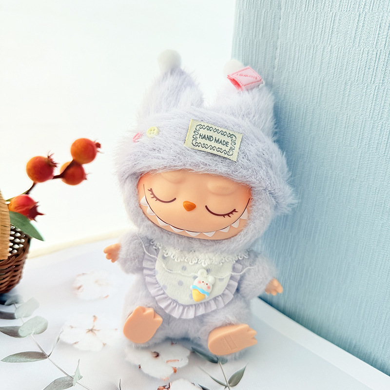 4inch bag charm cute custom clothes outfits - fluffy hat set - 050718/050719/050720/050721/050722
