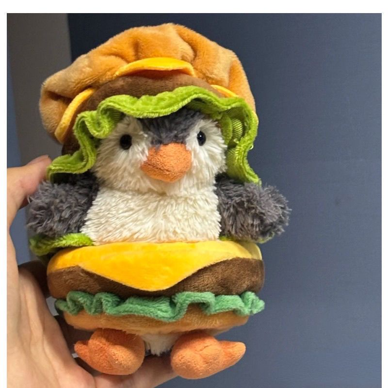 4inch bag charm cute custom clothes outfits - hamburger bodysuit - 052301