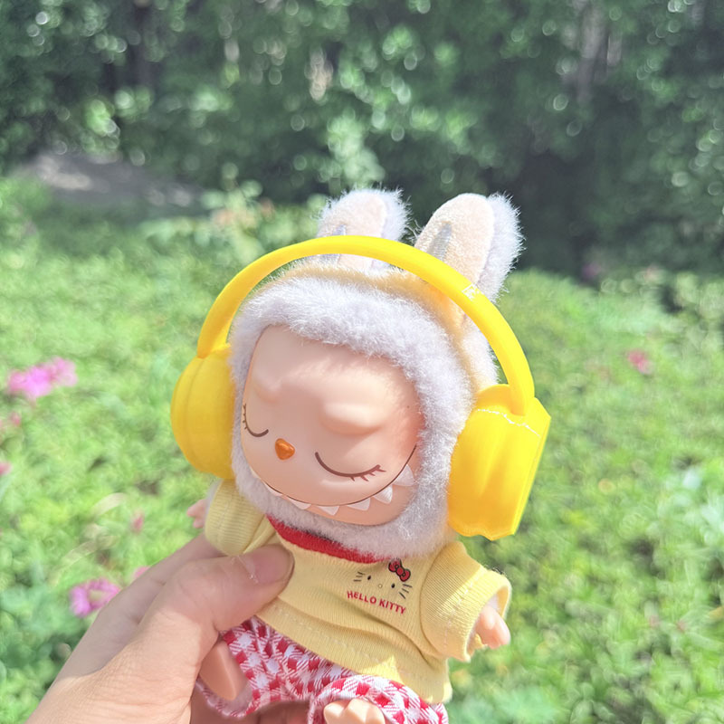 4inch bag charm cute custom fashion accessories - colorful headphone